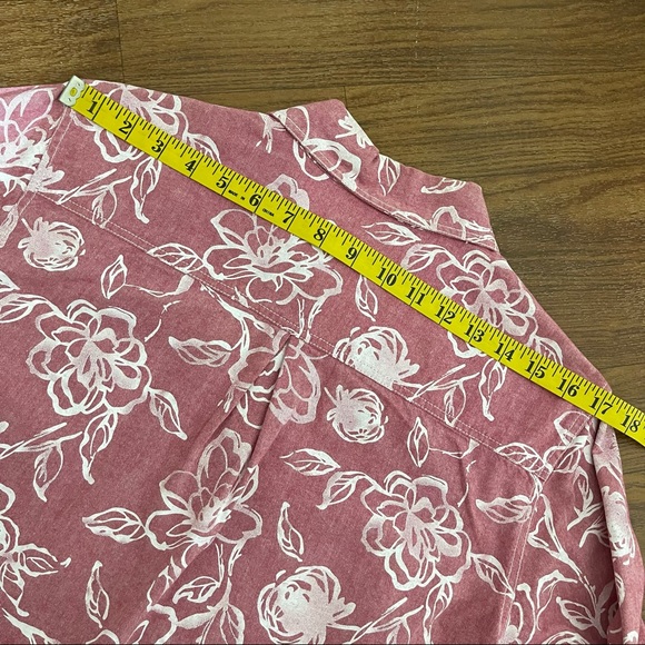 Coldwater Creek Blush Pink Floral Print Top - Picture 12 of 16